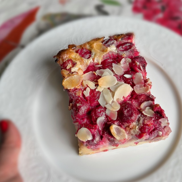 Clafoutis aux cerises sans beurre réalisé au robot artisan KitchenAid