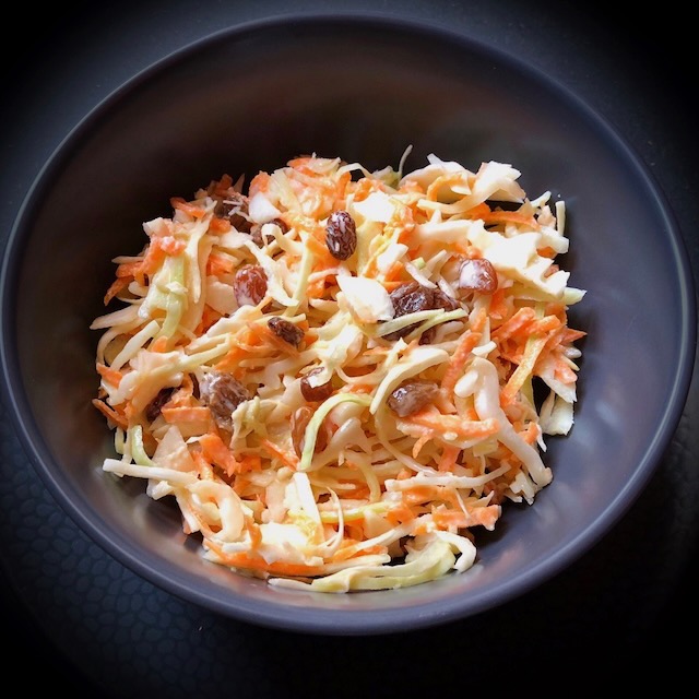 Coleslaw réalisé au robot pâtissier multifonction KitchenAid