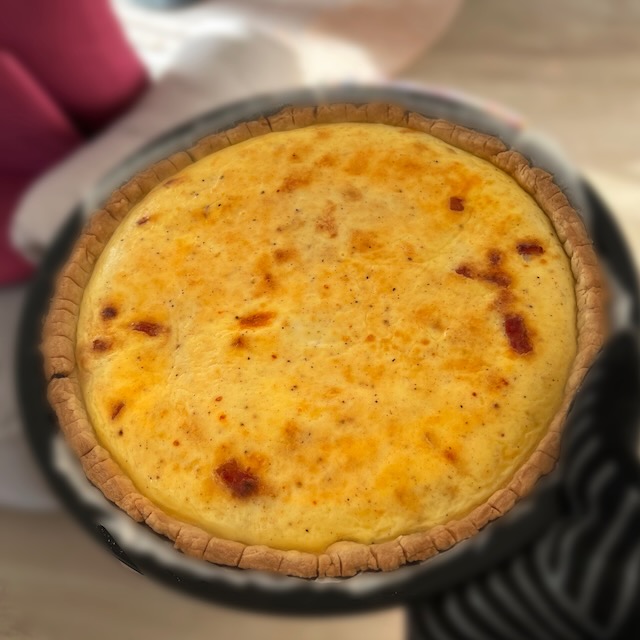 Quiche Lorraine réalisée au robot pâtissier multifonction KitchenAid