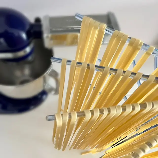 pâtes fraiches maison réalisées au robot pâtissier multifonction KitchenAid