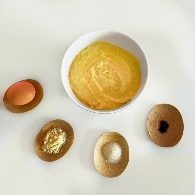 crème d'amande réalisée au robot pâtissier multifonction KitchenAid