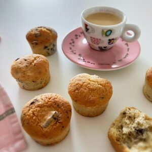 Muffin au chocolat robot pâtissier kitchenaid