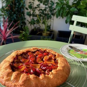 Tarte rustique prunes et noisettes KitchenAid Artisan robot multifonction