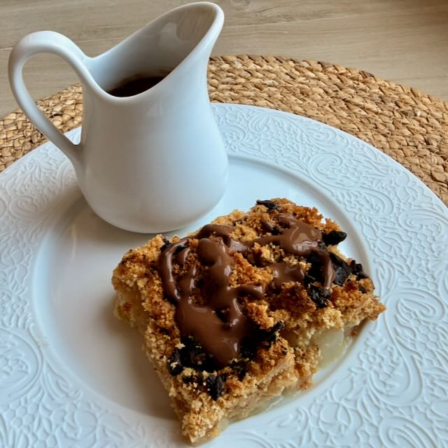 Crumble poires Robot pâtissier KitchenAid Cyril Lignac